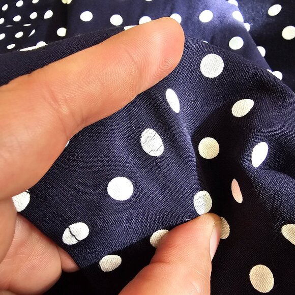 Enz’s Polka Dot A-Line Sleeveless PinUp Swing Dress, S - Picture 7 of 12
